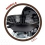 Roues de barbecue au charbon de bois Aktive Métal émaillé 46 x 89 x 46 cm Noir: Plus de 300.000 produits de grandes marques en v