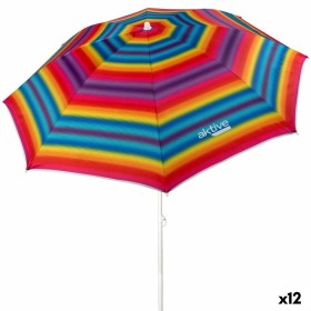 Parasol Aktive Multicouleur Oxford Acier Tissu Oxford 180 x 185 x 180 cm (12 Unités): Plus de 300.000 produits de grandes marque
