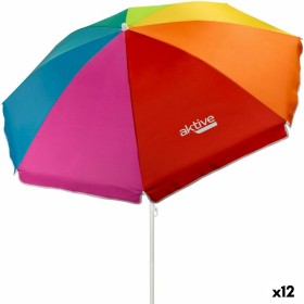 Parasol Aktive Multicouleur Acier 180 x 185 x 180 cm (12 Unités): Plus de 300.000 produits de grandes marques en vente directe à
