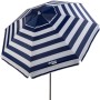 Parasol Aktive Bleu/Blanc 200 x 200 x 200 cm Acier Tissu Oxford (6 Unités): Plus de 300.000 produits de grandes marques en vente