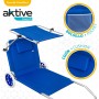 Chaise longue Aktive Bleu Auvent Chariot pliant 62 x 62 x 117 cm (2 Unités): Plus de 300.000 produits de grandes marques en vent