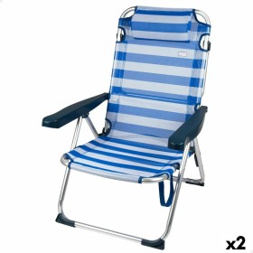 Chaise Pliante Aktive A rayures 48 x 90 x 60 cm (2 Unités): Plus de 300.000 produits de grandes marques en vente directe à prix 