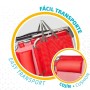 Chaise Pliante avec Repose-Tête Aktive Menorca Rouge 48 x 90 x 60 cm (2 Unités): Plus de 300.000 produits de grandes marques en 