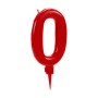 Bougie Anniversaire Rouge Numéro 0 (12 Unités): Plus de 300.000 produits de grandes marques en vente directe à prix usine sur ca