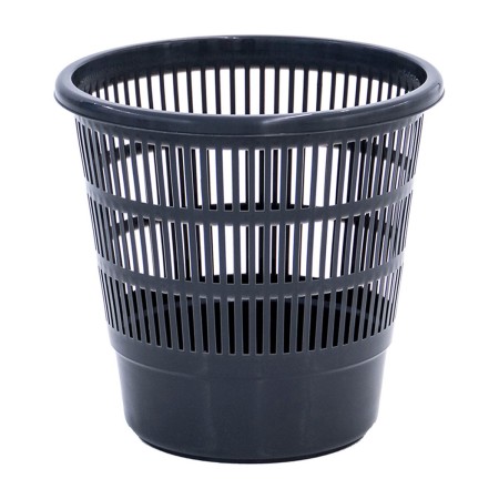 Corbeille à papier Plastiken Grille Noir polypropylène 16 L: Plus de 300.000 produits de grandes marques en vente directe à prix