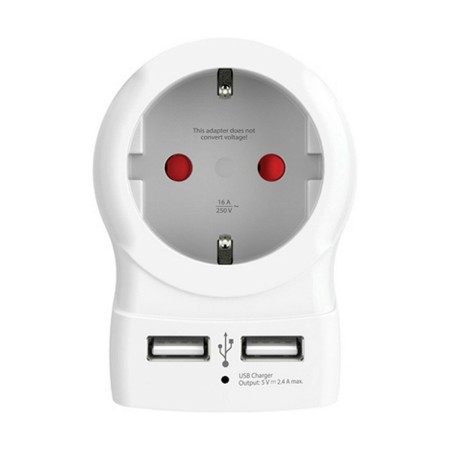 Adaptateur pour Prises Skross 1500282 USB x 2 Européen 2,4 A: Plus de 300.000 produits de grandes marques en vente directe à pri