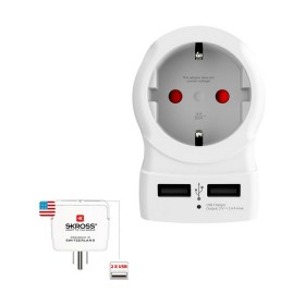 Adaptateur de courant Skross 1500281 USB x 2 Européen États-Unis: Plus de 300.000 produits de grandes marques en vente directe à
