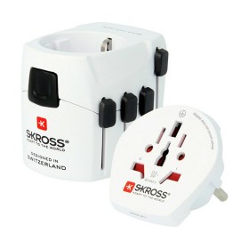 Adaptateur Prise Universelle de Voyage Skross 1103180 2 Pièces: Plus de 300.000 produits de grandes marques en vente directe à p