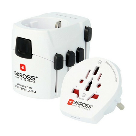Adaptateur Prise Universelle de Voyage Skross 1103180 2 Pièces: Plus de 300.000 produits de grandes marques en vente directe à p