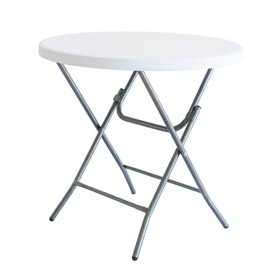 Table Piable Blanc HDPE 80 x 80 x 74 cm: Plus de 300.000 produits de grandes marques en vente directe à prix usine sur cadeaufou