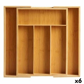 Range-couverts Kinvara JWKW-3714/1 Marron Bambou Compartiment adaptatif Extensible (6 Unités): Plus de 300.000 produits de grand