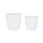 Set de pots Ibergarden LINCE-22-28-B Blanc Argile Ø 22 cm Ø 28 cm 2 Pièces: Plus de 300.000 produits de grandes marques en vente