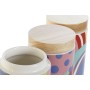 Boîte DKD Home Decor Multicouleur Naturel Bambou Dolomite 1 L 10 x 10 x 16 cm (3 Unités): Plus de 300.000 produits de grandes ma