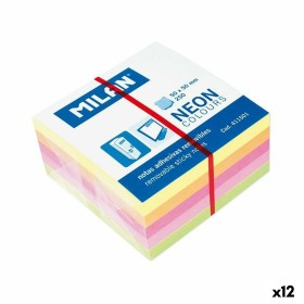 Notes Adhésives Milan Neon colours Multicouleur 50 x 50 mm (12 Unités): Plus de 300.000 produits de grandes marques en vente dir