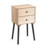 Table de Nuit Vinthera Moa Naturel Métal 35 x 26 x 65 cm: Plus de 300.000 produits de grandes marques en vente directe à prix us