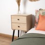 Table de Nuit Vinthera Moa Naturel Métal 35 x 26 x 65 cm: Plus de 300.000 produits de grandes marques en vente directe à prix us