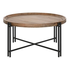 Table Basse Home ESPRIT Bois Métal 90 x 90 x 45 cm: Plus de 300.000 produits de grandes marques en vente directe à prix usine su