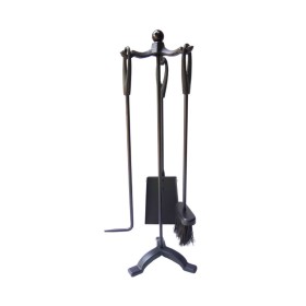 Acessoires de cheminée EDM 85752 Noir Fonte 19 x 59,5 cm (3 Pièces): Plus de 300.000 produits de grandes marques en vente direct