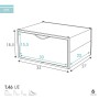 Boîte à chaussures empilable Max Home Blanc 6 Unités polypropylène ABS 35 x 18,5 x 27 cm: Plus de 300.000 produits de grandes ma