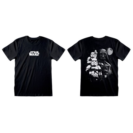 T shirt à manches courtes Star Wars Collage Noir Unisexe: Plus de 300.000 produits de grandes marques en vente directe à prix us