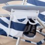 Chaise de Plage Aktive Bleu Blanc 50 x 76 x 45 cm (2 Unités): Plus de 300.000 produits de grandes marques en vente directe à pri