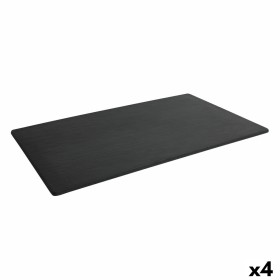 Plateau Inde Africa Noir Mélamine 50 x 30 x 0,7 cm (4 Unités): Plus de 300.000 produits de grandes marques en vente directe à pr