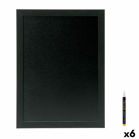 Ardoise Securit Woody Teck Mural Noir 40 x 30 cm: Plus de 300.000 produits de grandes marques en vente directe à prix usine sur 
