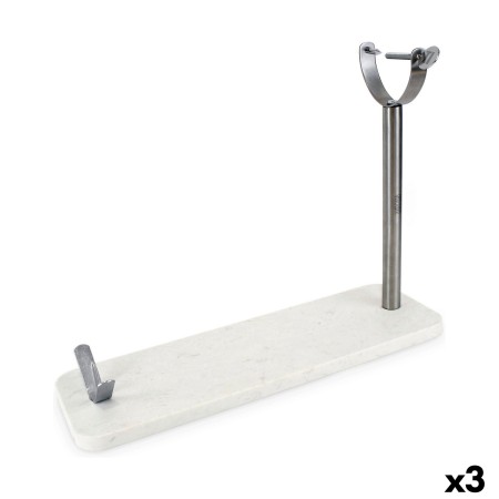 Support à jambon cru Quttin Marbre Acier 48,5 x 16 x 1,8 cm (3 Unités): Plus de 300.000 produits de grandes marques en vente dir