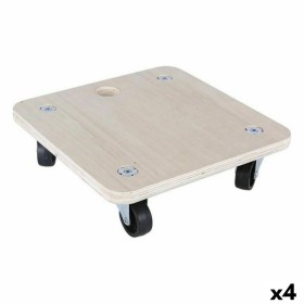 Plateforme carrée en bois avec roulettes Bricotech 58764 (30 x 30 x 8 cm) Bois 30 x 30 x 8 cm 1,8 mm: Plus de 300.000 produits d