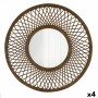 Miroir mural Vinthera Moa Rotin Naturel 59 cm (4 Unités): Plus de 300.000 produits de grandes marques en vente directe à prix us