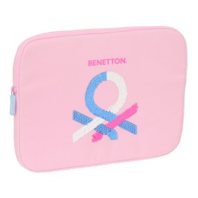 Housse d'ordinateur portable Benetton Pink Rose 15,6'' 39,5 x 27,5 x 3,5 cm: Plus de 300.000 produits de grandes marques en vent