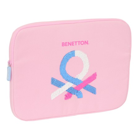 Housse d'ordinateur portable Benetton Pink Rose 15,6'' 39,5 x 27,5 x 3,5 cm: Plus de 300.000 produits de grandes marques en vent