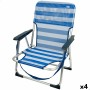 Chaise de Plage Aktive Pliable Bleu 44 x 72 x 35 cm (4 Unités): Plus de 300.000 produits de grandes marques en vente directe à p