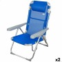 Chaise de Plage Aktive Pliable Bleu 48 x 90 x 60 cm (2 Unités): Plus de 300.000 produits de grandes marques en vente directe à p