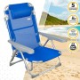 Chaise de Plage Aktive Pliable Bleu 48 x 90 x 60 cm (2 Unités): Plus de 300.000 produits de grandes marques en vente directe à p
