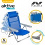 Chaise de Plage Aktive Pliable Bleu 48 x 90 x 60 cm (2 Unités): Plus de 300.000 produits de grandes marques en vente directe à p