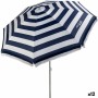 Parasol Aktive Bleu/Blanc 180 x 185 x 180 cm Acier Tissu Oxford (12 Unités): Plus de 300.000 produits de grandes marques en vent