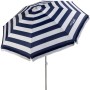 Parasol Aktive Bleu/Blanc 180 x 185 x 180 cm Acier Tissu Oxford (12 Unités): Plus de 300.000 produits de grandes marques en vent