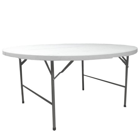 Table Piable Blanc HDPE 154 x 154 x 74 cm: Plus de 300.000 produits de grandes marques en vente directe à prix usine sur cadeauf