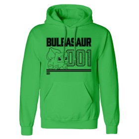 Sweat à capuche unisex Pokémon Bulbasaur Line Art Vert: Plus de 300.000 produits de grandes marques en vente directe à prix usin
