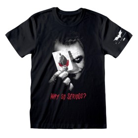 T-shirt à manches courtes unisex Batman Why So Serious Noir: Plus de 300.000 produits de grandes marques en vente directe à prix