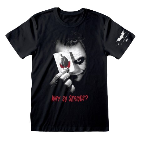 T-shirt à manches courtes unisex Batman Why So Serious Noir: Plus de 300.000 produits de grandes marques en vente directe à prix