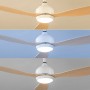 Ventilateur de Plafond avec Lumière LED et 3 Pales ABS Wuled InnovaGoods Bois 36 W 52 Ø132 cm: Plus de 300.000 produits de grand