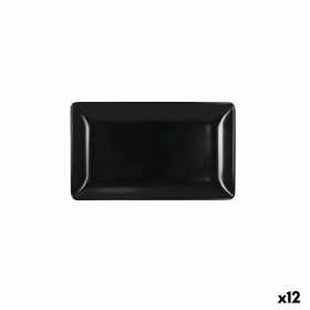 Plateau apéritif La Mediterránea Gris foncé 25 x 15 x 2 cm (12 Unités): Plus de 300.000 produits de grandes marques en vente dir