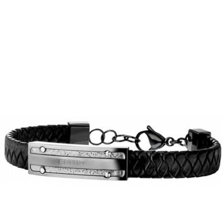 Bracelet Homme Police PJ26046BLU.03 Cuir 19 cm: Plus de 300.000 produits de grandes marques en vente directe à prix usine sur ca