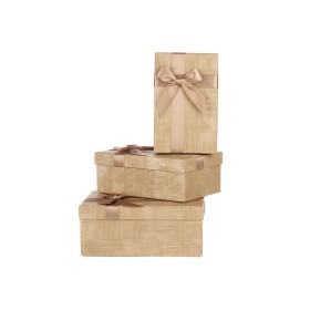 Set de boîtes décoratives Pincello 139 Beige Carton Rayures Lien 3 Pièces: Plus de 300.000 produits de grandes marques en vente 