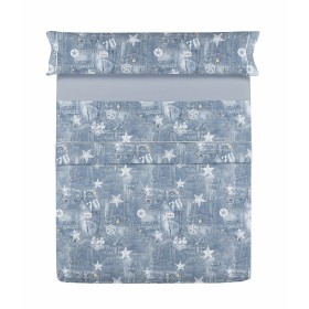 Jeu de draps Lois TEJANO Bleu Lit king size: Plus de 300.000 produits de grandes marques en vente directe à prix usine sur cadea