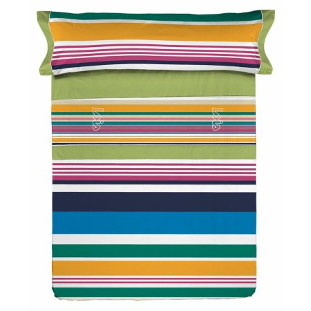 Jeu de draps Lois FRIDA Vert Lit 1 persone: Plus de 300.000 produits de grandes marques en vente directe à prix usine sur cadeau