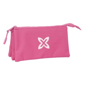 Trousse Fourre-Tout Triple Munich Basic Fuchsia 22 x 12 x 3 cm: Plus de 300.000 produits de grandes marques en vente directe à p
