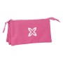 Trousse Fourre-Tout Triple Munich Basic Fuchsia 22 x 12 x 3 cm: Plus de 300.000 produits de grandes marques en vente directe à p